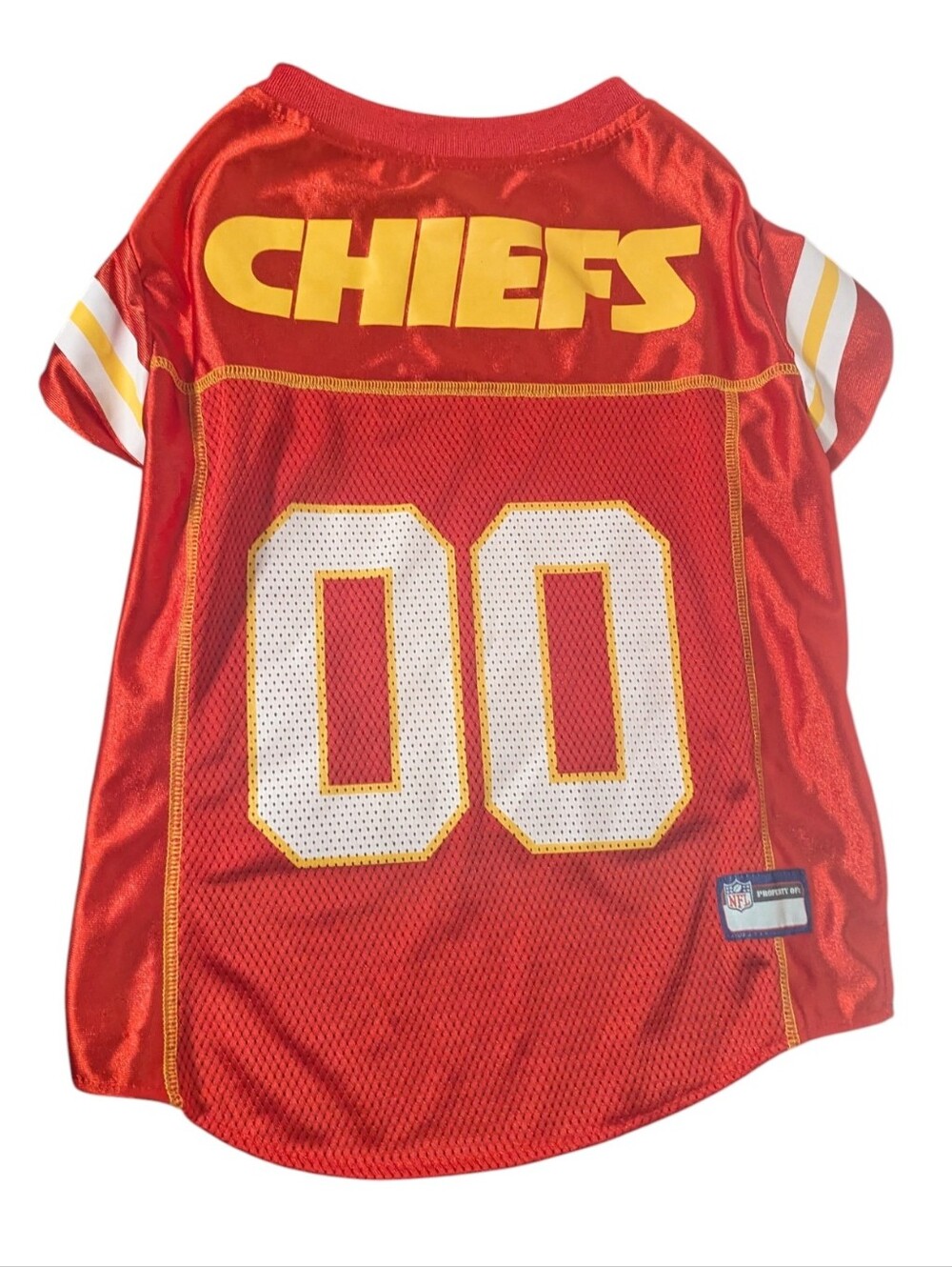 NFL Kansas City Chiefs Mesh Dog Jersey  (XL)